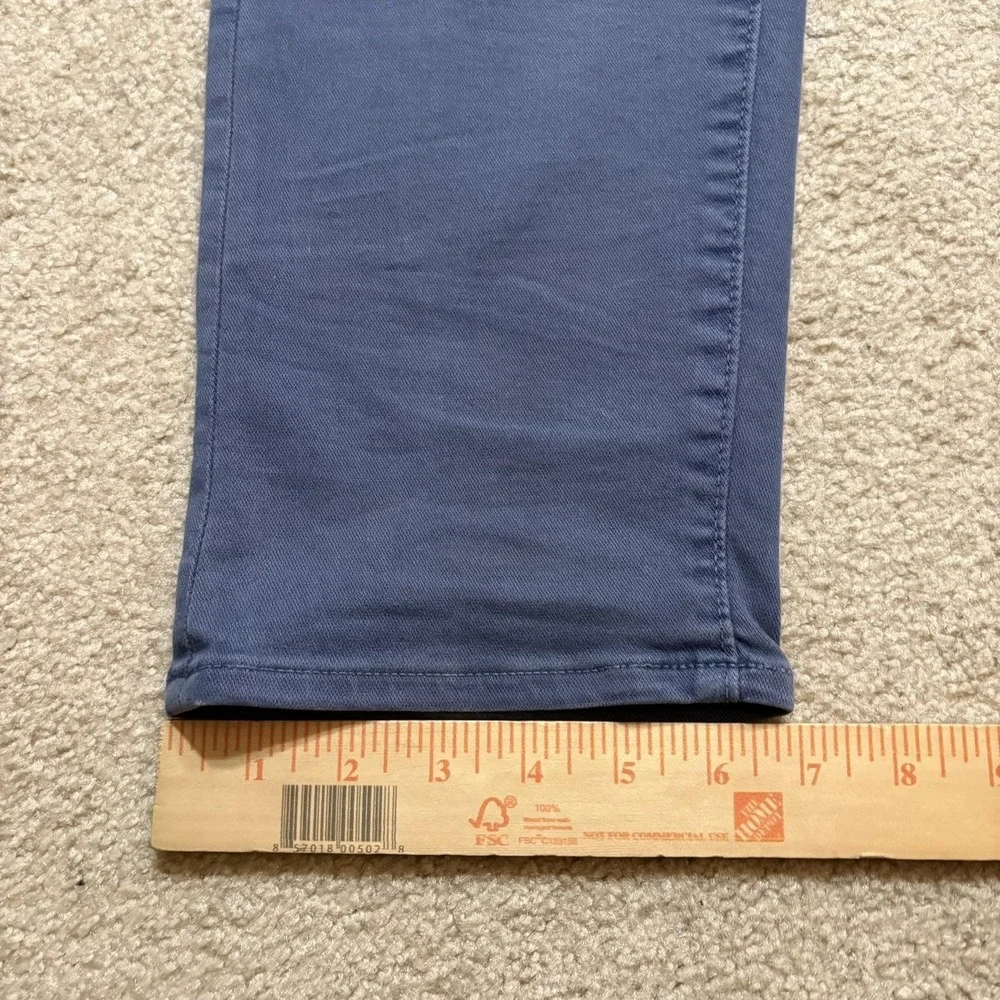 Todd Snyder Pants Mens 36x32 Blue Stretch Slim Straight 5 Pocket Chino Casual